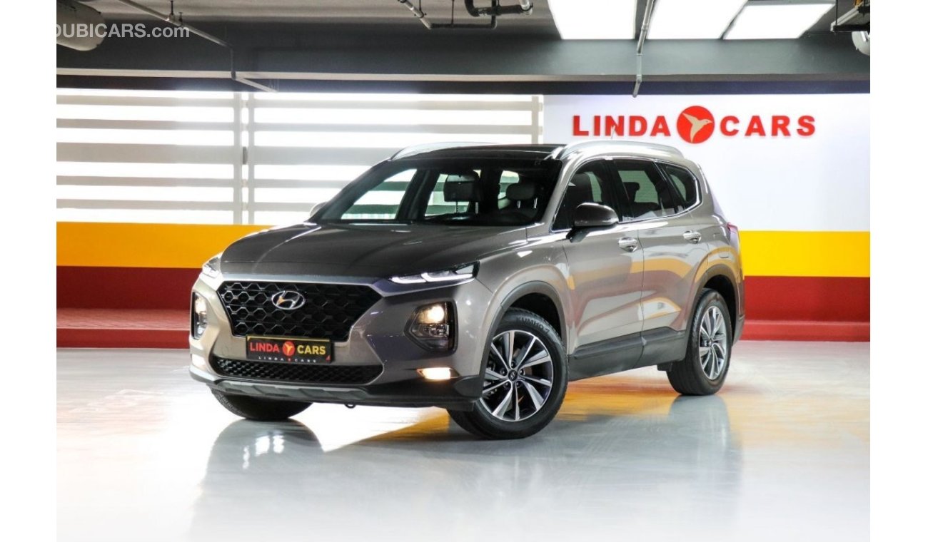 هيونداي سانتا في Hyundai Santa Fe 3.5 2019 GCC under Agency Warranty with Flexible Down-Payment