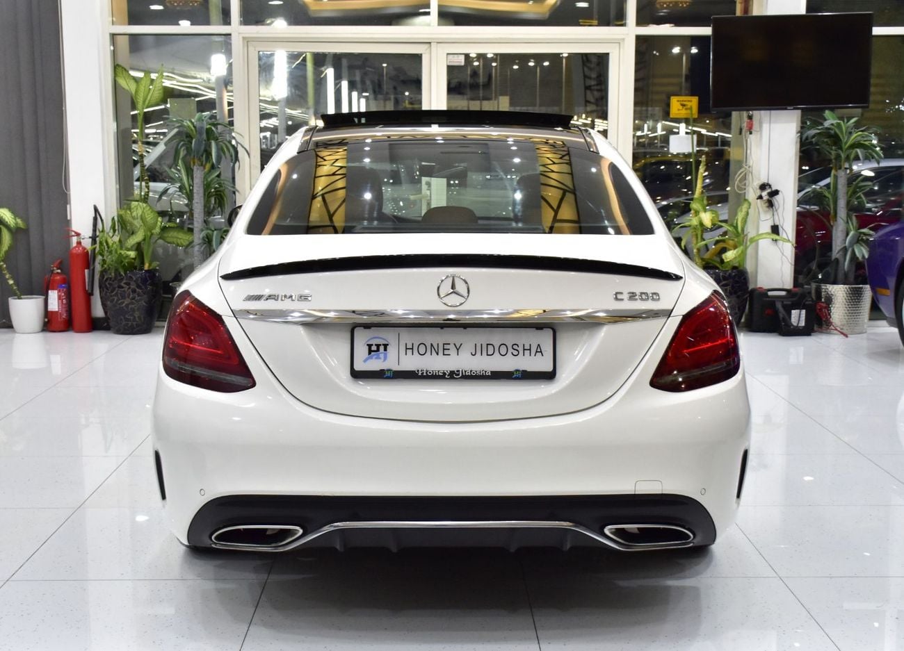 مرسيدس بنز C 200 EXCELLENT DEAL for our Mercedes Benz C200 ( 2019 Model ) in White Color GCC Specs