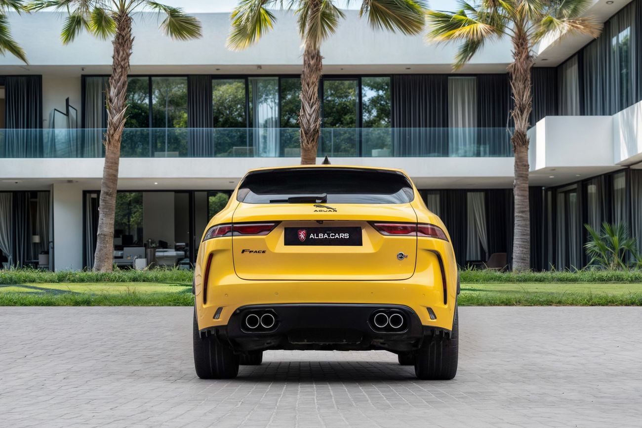 جاكوار F بيس SVR F-Pace SVR | 4,407 P.M | 0% Downpayment | Jaguar Warranty + S/Contract!
