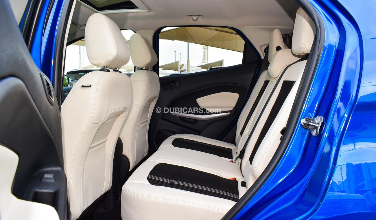 فورد ايكو سبورت موديل  2020 رقم واحد بصمة فتحة جلد حساسات رنجات مثبت سرعه كاميرا خلفية شاشة بحالة ممتازة