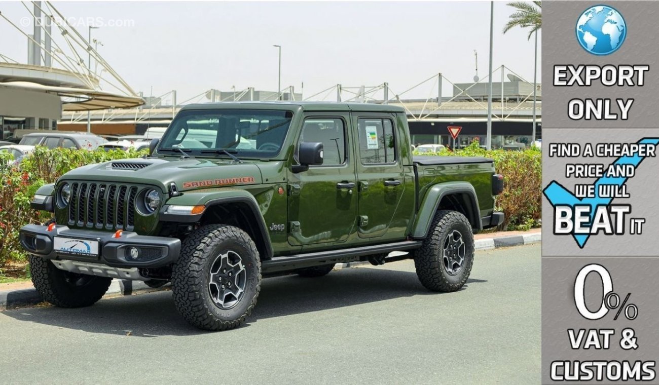 Jeep Gladiator Sand Runner V6 3.6L 4X4 , 2023 GCC , 0Km , (ONLY FOR EXPORT)