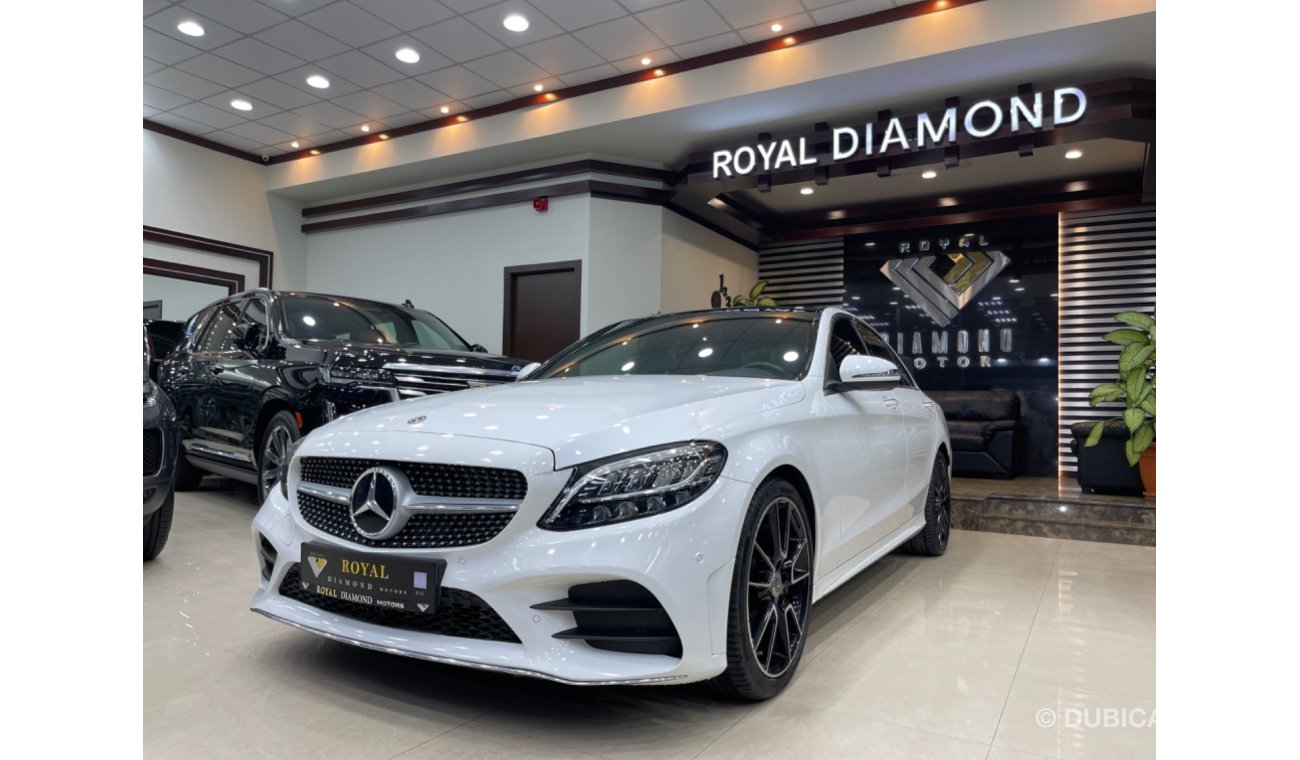 Mercedes-Benz C200 AMG Pack Mercedes-Benz C200 AMG kit GCC 2019 under warranty from the agency under a service contract