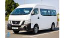 Nissan Urvan Panel Van High Roof 2020 NV350 High Roof 13 Seater - Passenger Van - M/T Petrol - GCC - Ready to Dri