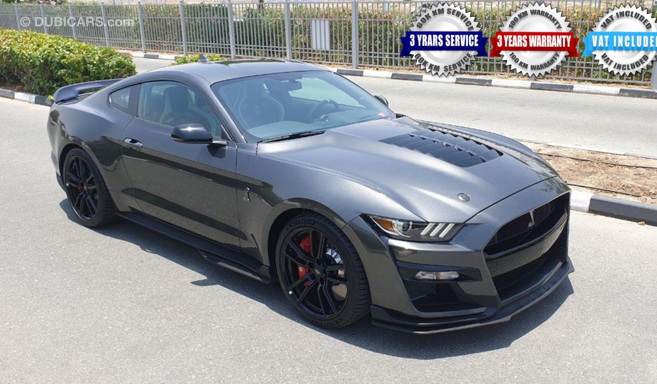 Ford Mustang 2020 Shelby GT500, 5.2L V8 GCC, 0km w/ 3Yrs or 100K km WTY + 60K km Service