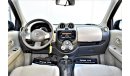 Nissan Micra 1.5L SV 2016 GCC SPECS WITH DEALER WARRANTY