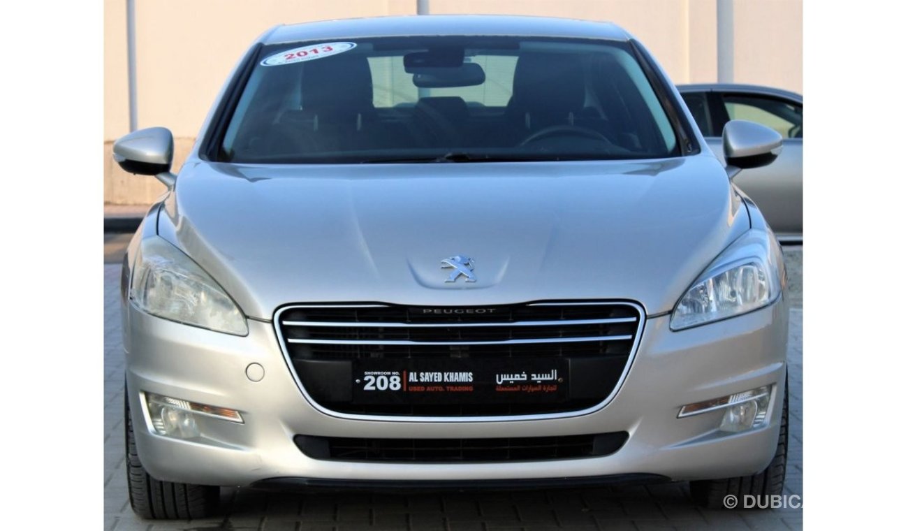 Peugeot 508 Peugeot 508 2013 GCC in excellent condition without accidents, very clean from inside and outside