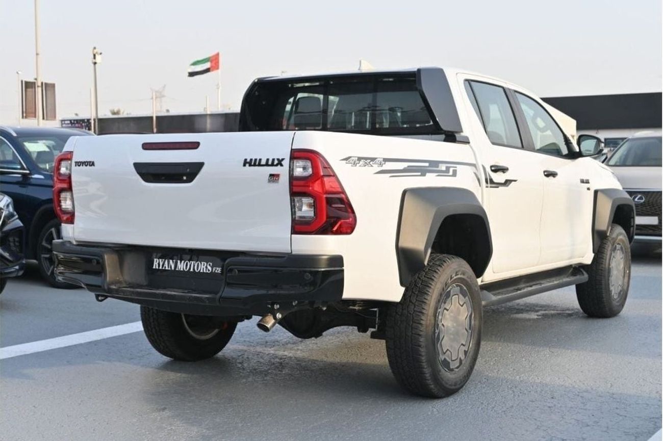 تويوتا هيلوكس Toyota Hilux GR Sport 4.0L V6, Petrol, 4WD, Pickup, Model 2024, Color White