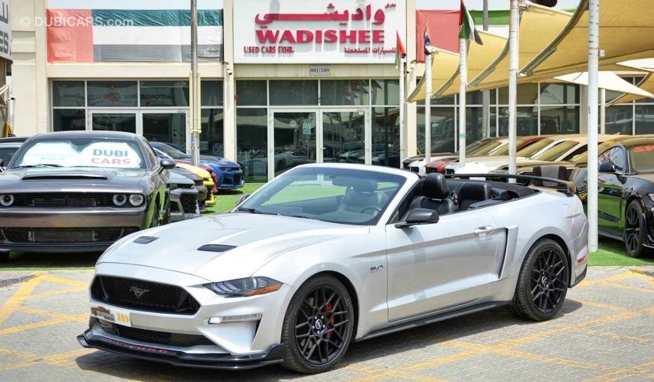 فورد موستانج Mustang GT V8 2019/Convertible/Premium FullOption/Shelby Kit/Low Miles/Very Good Condition