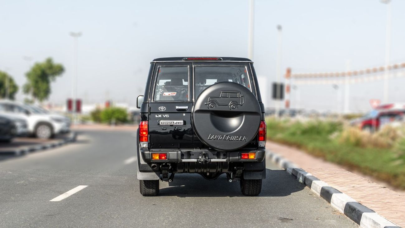 Toyota Land Cruiser 70 2026 Toyota Land Cruiser LC76 4.0L AT Petrol (Black-Brown) Mid Option