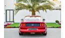 Ford Mustang Warranty Until 2021!  GCC - AED 1,645 PER MONTH - 0% DOWNPAYMENT