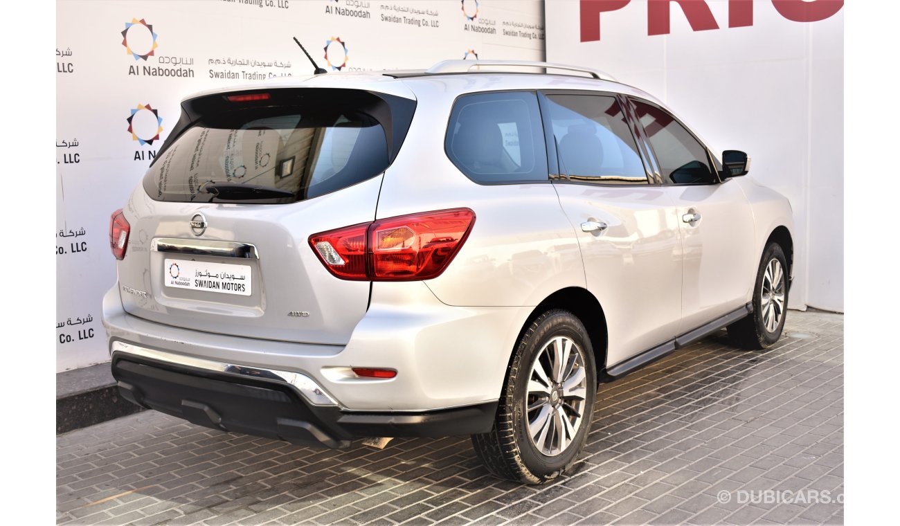 نيسان باثفايندر 3.5L V6 4WD 2018 GCC SPECS DEALER WARRANTY