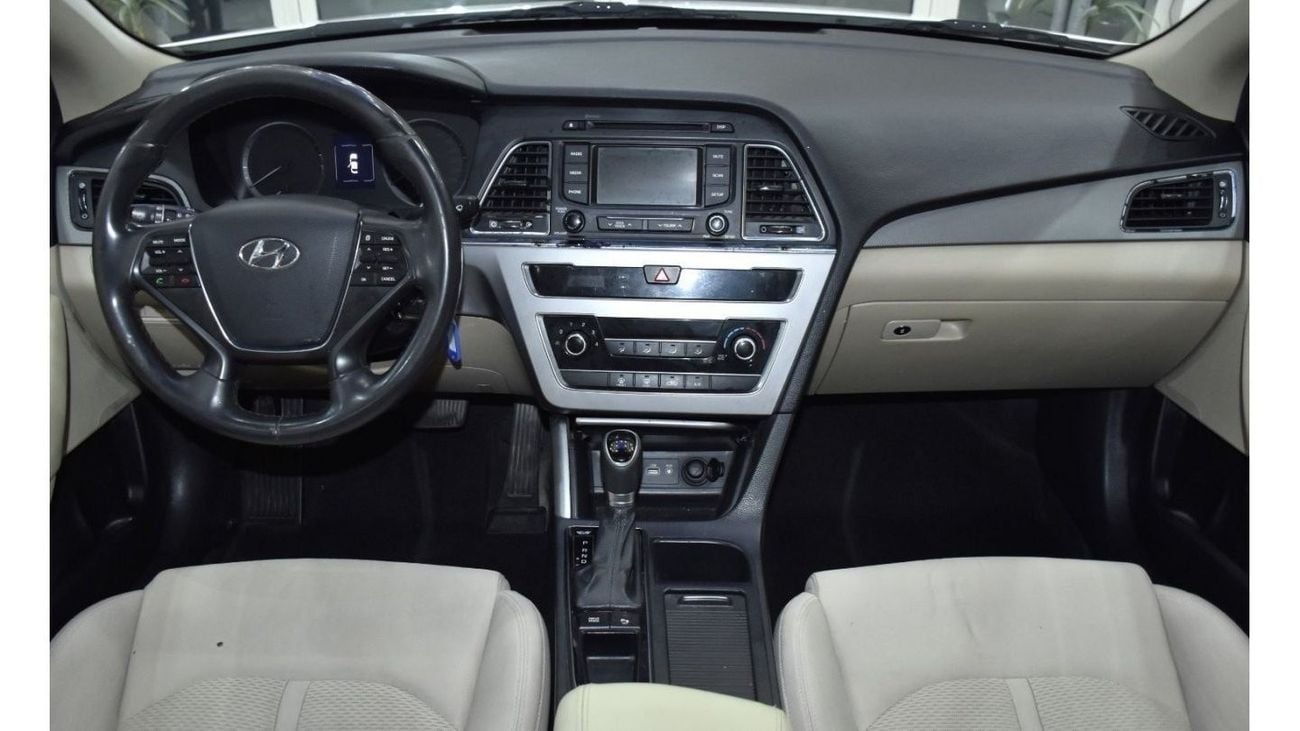 هيونداي سوناتا EXCELLENT DEAL for our Hyundai Sonata ( 2017 Model ) in White Color GCC Specs