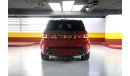 Land Rover Range Rover Sport Supercharged Range Rover Sport Supercharged 2019 GCC under Agency Warranty with Flexible Down-Payment
