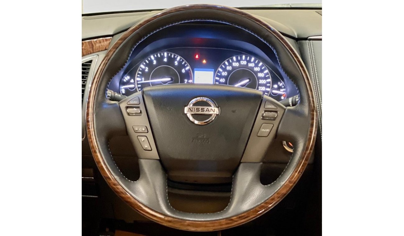 نيسان باترول 2016 Nissan Patrol Platinium, Service History, Warranty, Top Options, GCC