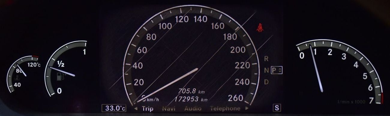 Mercedes-Benz CL 500 EXCELLENT DEAL for our Mercedes Benz CL500 ( 2007 Model ) in Black Color GCC Specs