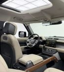 لاند روفر ديفندر 110 HSE P400 لاند روفر ديفندر 110 موديل 2022، ضمان لاند روفر حتى 2026، سجل صيانة كامل لدى لاند روفر، كاملة المواص