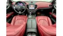 Maserati Ghibli 2016 Maserati Ghibli Q4, Warranty, GCC