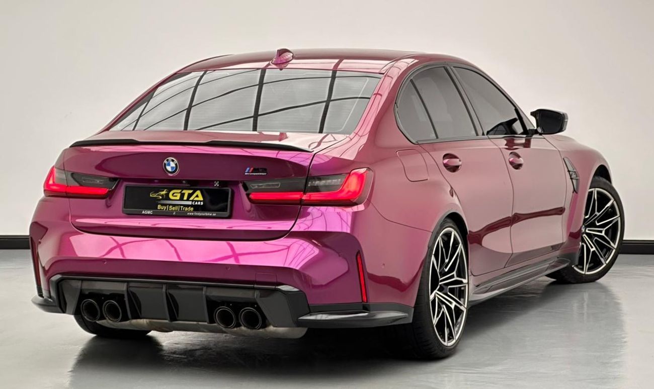 بي أم دبليو M3 2021 BMW M3 Competition, 03/2026 BMW Warranty, BMW Full Service History, Excellent Condition, GCC