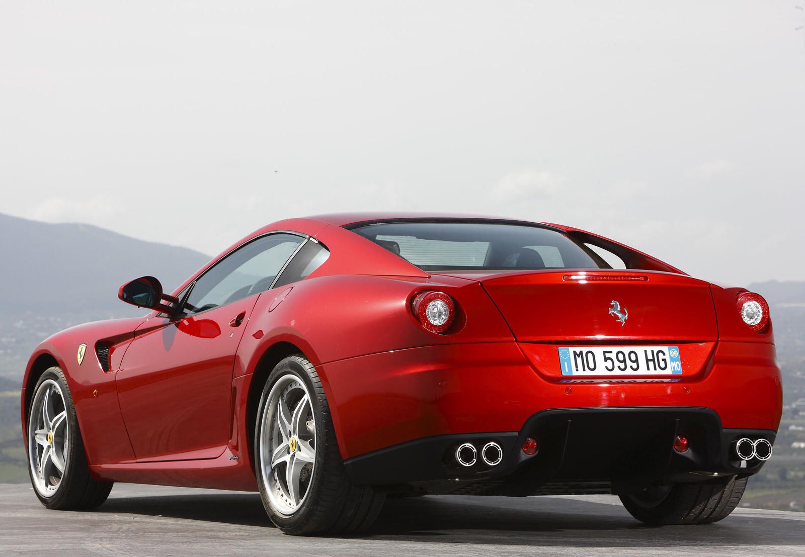 Ferrari 599 GTB exterior - Rear Right Angled