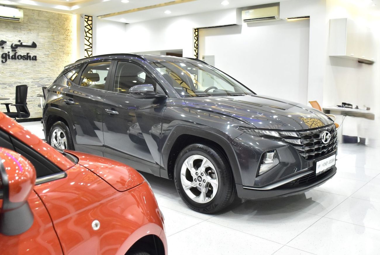 Hyundai Tucson EXCELLENT DEAL for our Hyundai Tucson ( 2023 Model ) in Grey Color GCC Specs