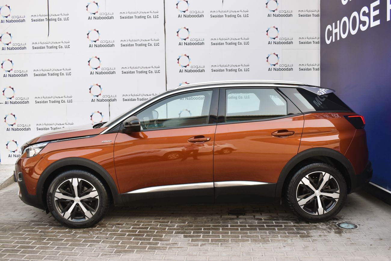 Peugeot 3008 AED 1399 PM | 1.6L GT LINE GCC MANUFACTURER WARRANTY 2026 OR 100K KM