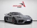 Porsche 718 Cayman AED 11,180 P.M | 0% DOWN PAYMENT | PORSCHE 718 CAYMAN GT4 RS | 4.0L NATURALLY ASPIRATED | 2023 | GCC