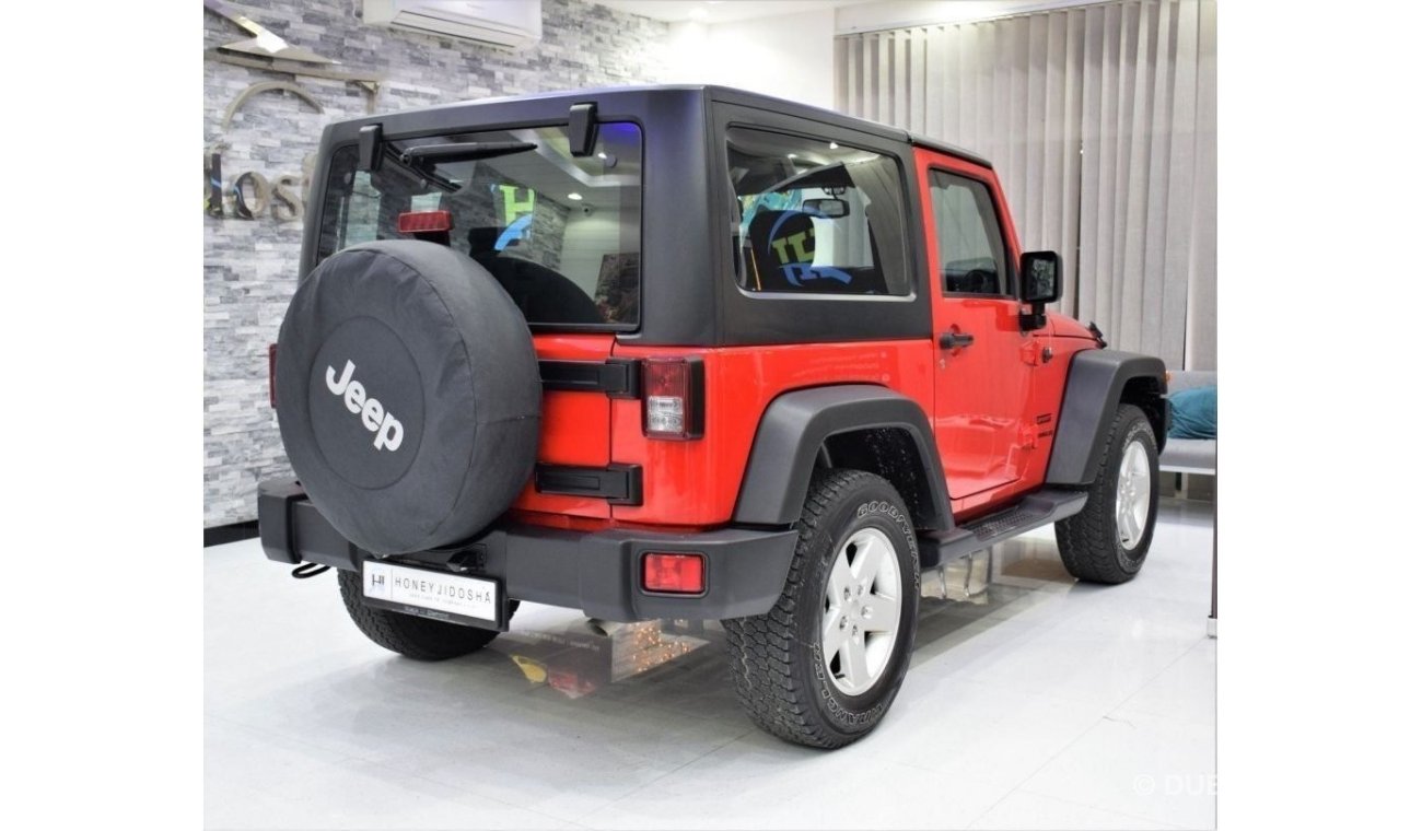 Jeep Wrangler Sport EXCELLENT DEAL for our Jeep Wrangler SPORT ( 2017 Model! ) in Red Color! GCC Specs