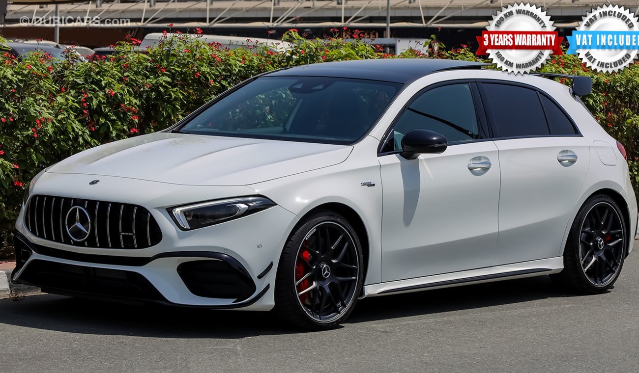 مرسيدس بنز A 45 AMG 4MATIC Plus , خليجية 2021 , 0 كم , مع ضمان 3 سنوات أو 100 ألف كم