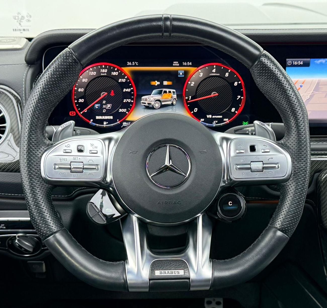 مرسيدس بنز Brabus 2023 Mercedes Benz Brabus G800 Widestar, Warranty, Carbon Fiber Package, Excellent Condition, Euro