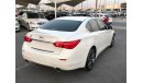 Infiniti Q50 INFINITY Q50S MODEL 2017 GCC car perfect condition full option sun roof leather seats back camera ba