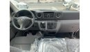 Nissan Urvan standard roof panel van with agency warranty , VAT inclusive