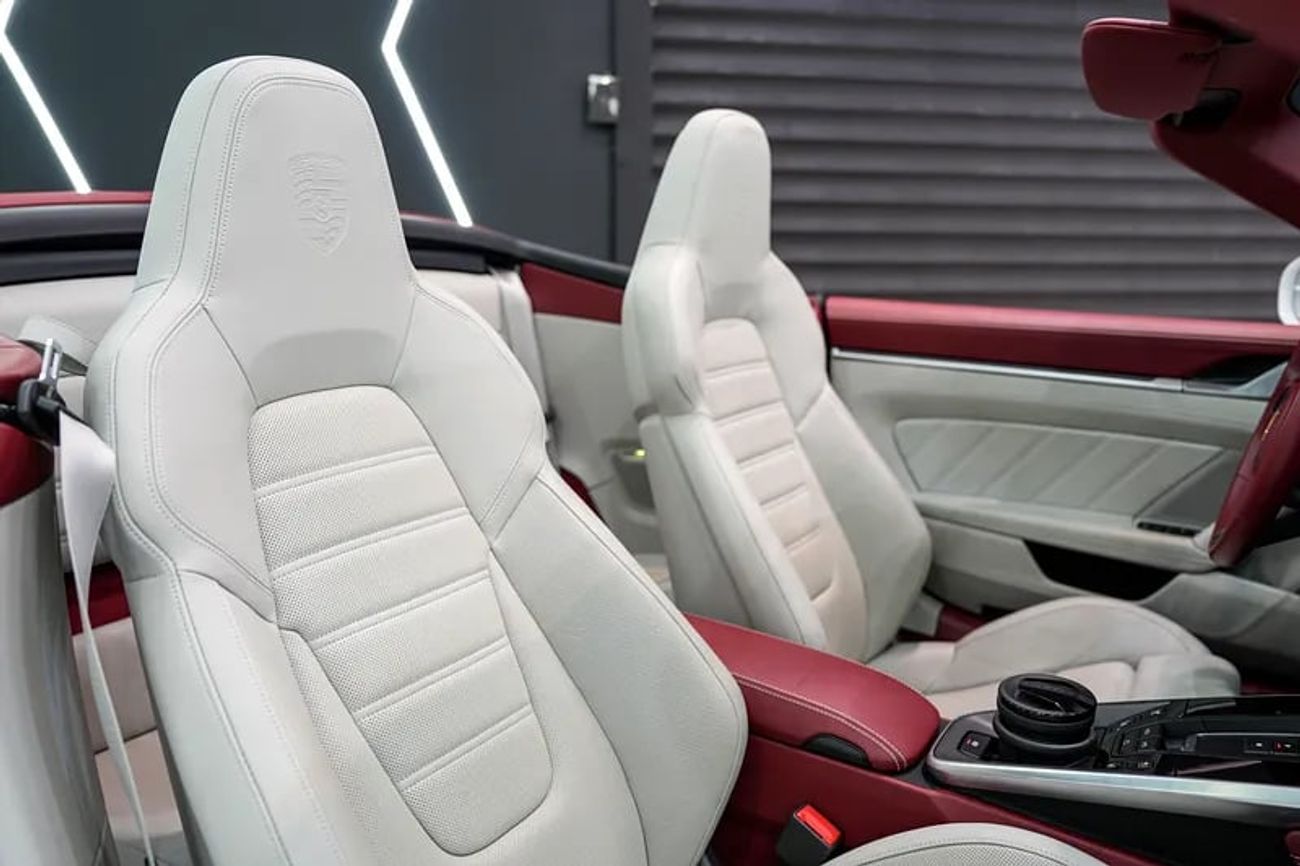 Porsche 911 Turbo S 3.8L (640 HP) Convertible Cabriolet, Exclusive Manufaktur Interior, Ceramic Brakes, Dealer W