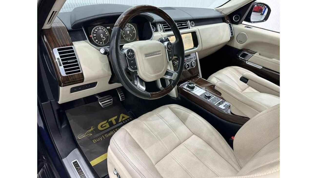 لاند روفر رينج روفر 2017 Range Rover Vogue SE Supercharged, Warranty, Service History, Full Options, Low Kms, GCC