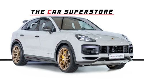 Porsche Cayenne Turbo GT 4.0L Al Nabooda Warranty Until 2027- Neodyme Rims-Carbon Roof-Yellow Calipers