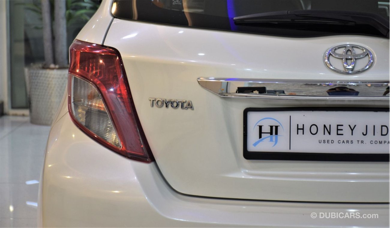 Toyota Yaris EXCELLENT DEAL for our Toyota Yaris 2012 Model!! in White Color! GCC Specs
