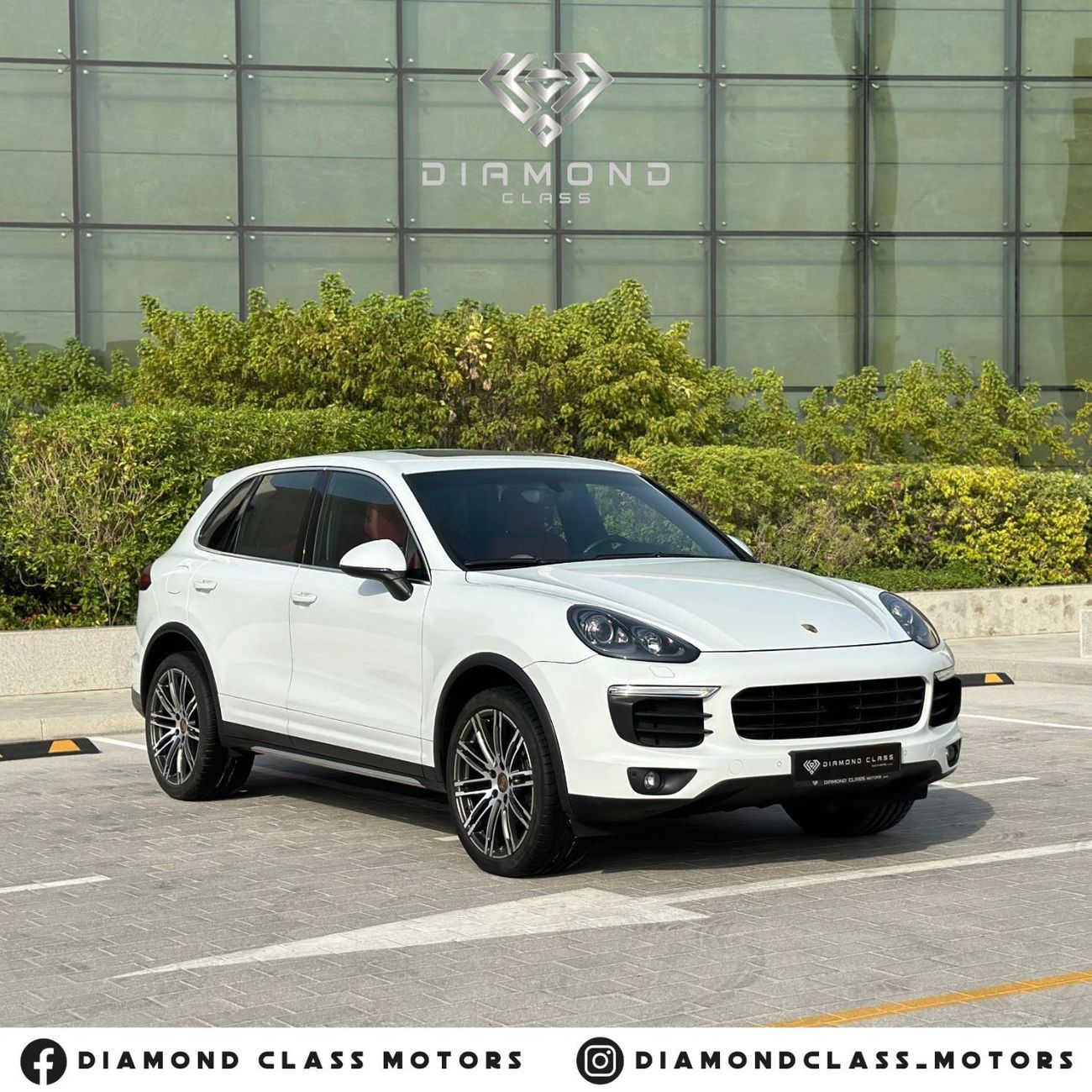 Porsche Cayenne Porsche Cayenne V6 Design Edition Red interior  Full Option GCC AED Under Warranty
