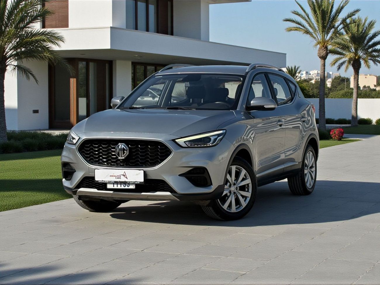 MG ZS ZS | 2024 | GCC SPECS | SILVER EXTERIOR | AED 799 per month