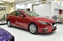 Mazda 3 EXCELLENT DEAL for our Mazda 3 ( 2015 Model ) in Red Color GCC Specs
