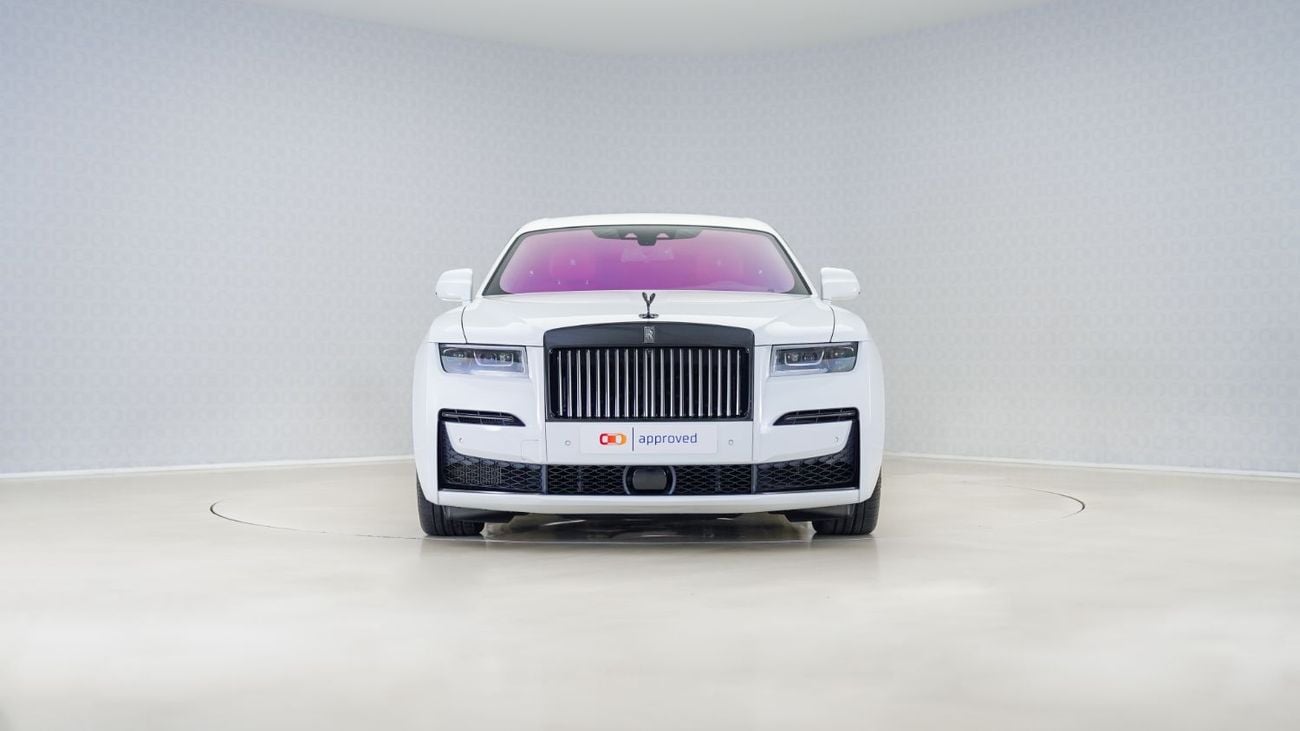 رولز رويس جوست Ghost Black Badge | AED 15,136 PM | Up to 3 Years Unlimited Warranty |