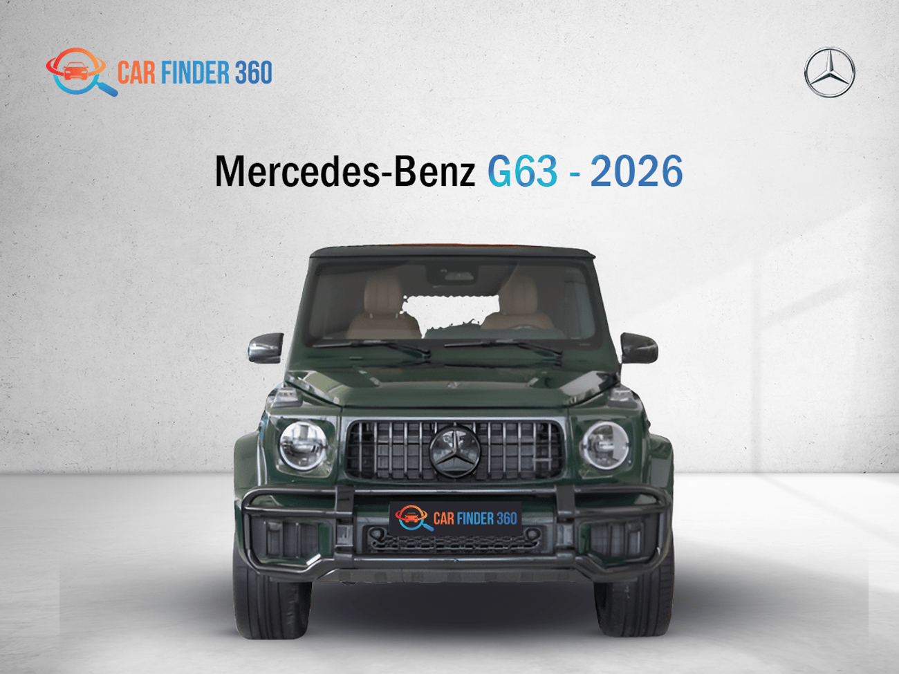 مرسيدس بنز G 63 AMG Mercedes-Benz G63 - 2026 - Green / Brown interior - GCC - Performance Package(Export only)