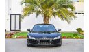 أودي R8 V10 | Super Low KM! | AED 4,370 Per Month | 0% DP