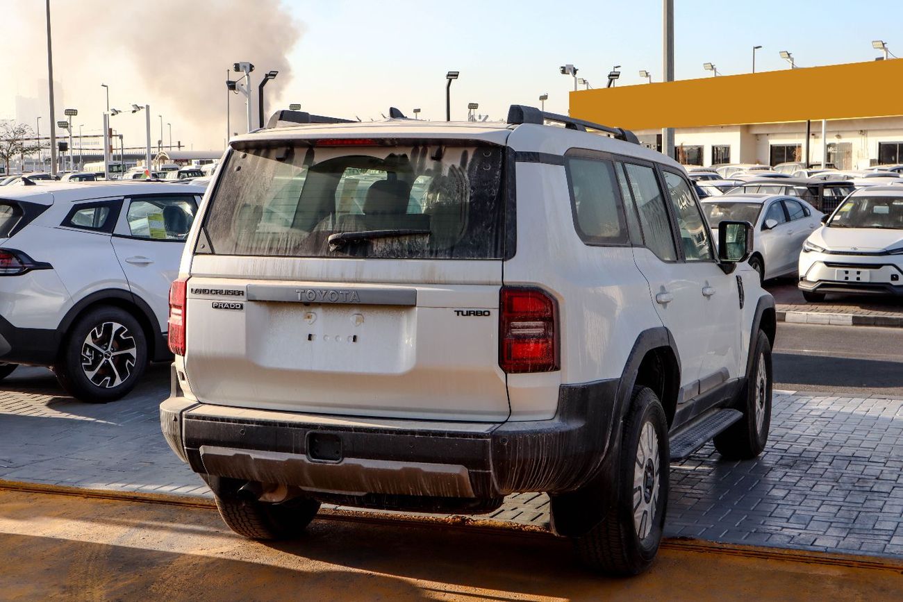 Toyota Prado First Edition Toyota Land Cruiser Prado (TJA250) – 2.4L SUV 4WD – 5 Door – 2025 Model – White Color 