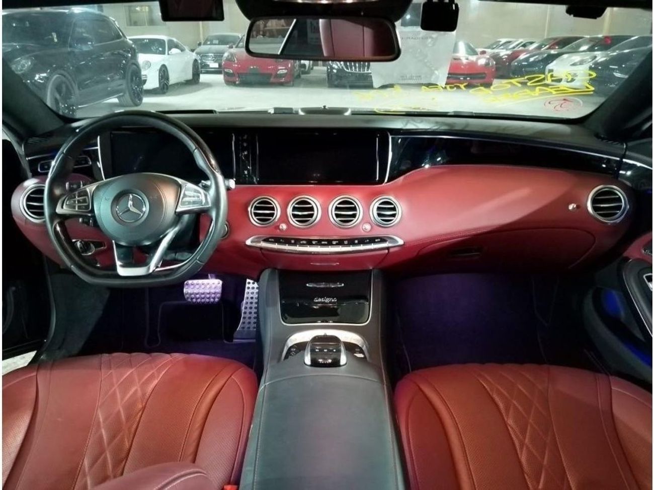 مرسيدس بنز S 550 كوبيه MERCEDES S CLASS COUPE S550 BLACKBISON WALDAERO KIT 4.7L 2015, BURMESTER SPEAKER, SIX BUTTONS AND MO