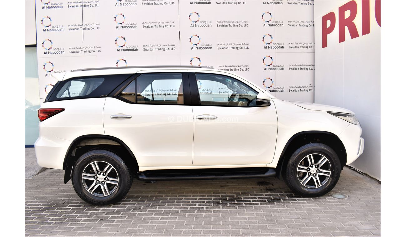 Toyota Fortuner AED 1599 PM | 2.7L EXR 4WD GCC DEALER WARRANTY