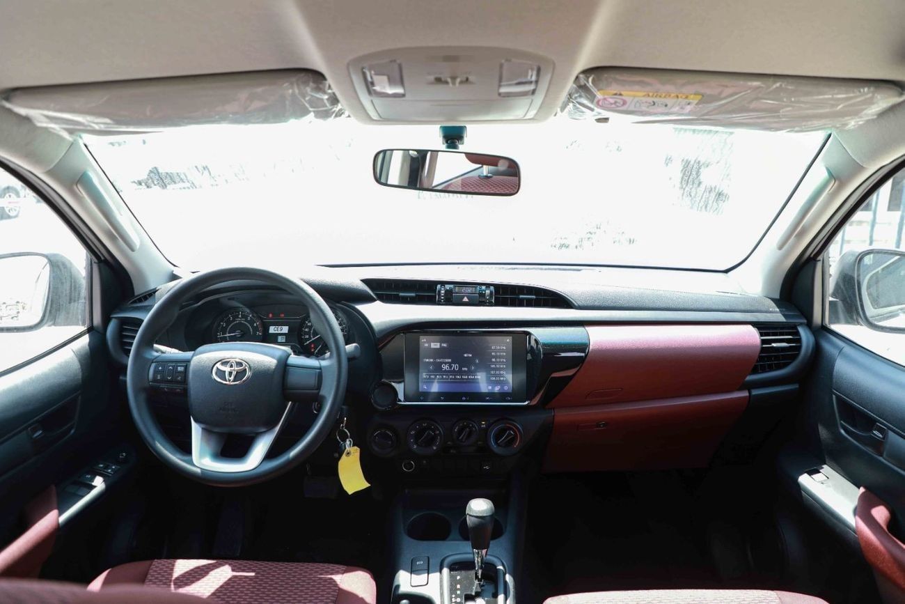 Toyota Hilux 2025 TOYOTA HILUX DLX 2.7 - WHITE inside MAROON | Export Only