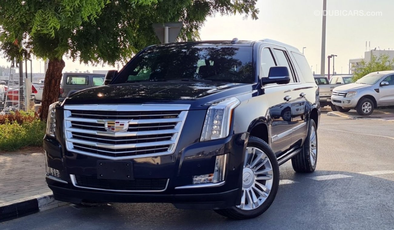 Cadillac Escalade ESV Platinum 2018 6.2L V8 Full Service History GCC