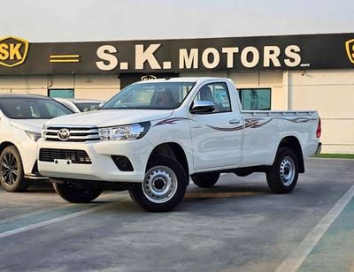 Toyota Hilux GL SINGLE CABIN || 2.7L PETROL M/T 4WD / CHROME BUMPERS / DVD+CAMERA (CODE # GLS-G-SC)