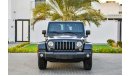 Jeep Wrangler Unlimited Rubicon - AGENCY WARRANTY - AED 2,233 Per Month - 0% DP