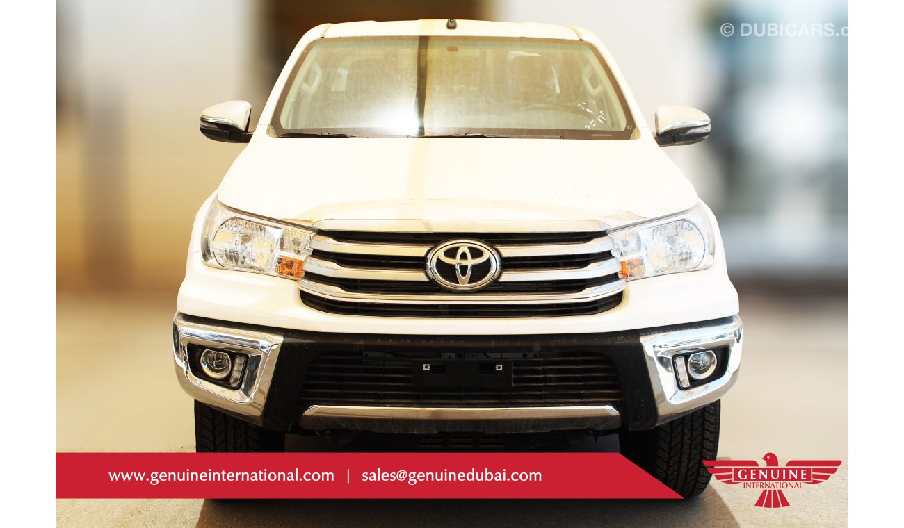 Toyota Hilux 2.4L DC 4X4 MT ,with steel bumber, full option 2019