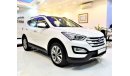 هيونداي سانتا في ( ORIGINAL PAINT * صبغ وكاله * ) Amazing Hyundai SantaFe 4WD 2016 Model!! in White Color! GCC Specs